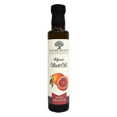 Blood Orange Infused Olive Oil 8.5 Oz By Sutter Buttes