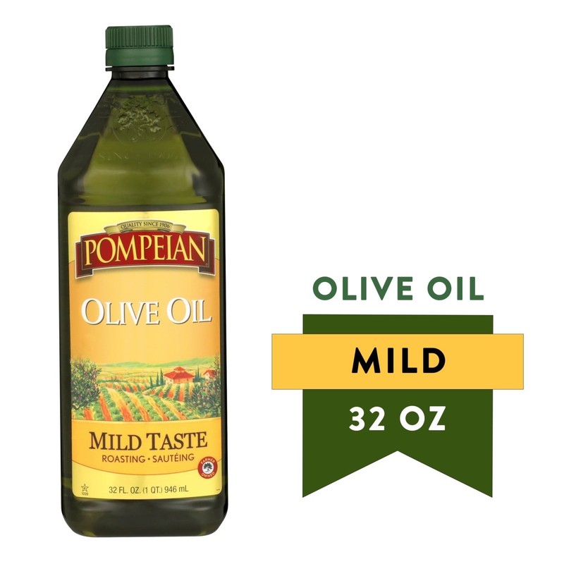 Pompeian Mild Taste Olive Oil, 32 fl oz.