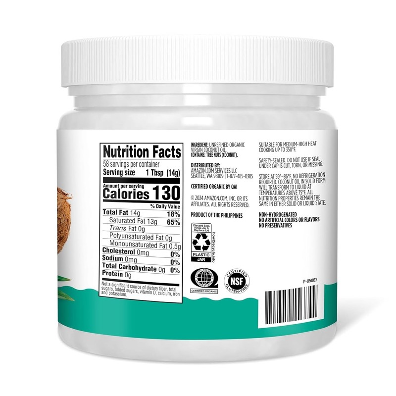 30 Fl Oz Organic Virgin Coconut Oil - Quality You Can Trust with Every Drop gallery