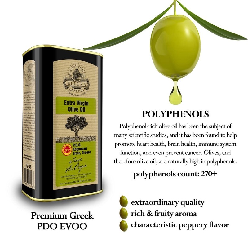 Ellora Farms Extra Virgin Olive Oil 3 Pack 33.8 Fl Oz Single Origin PDO gallery