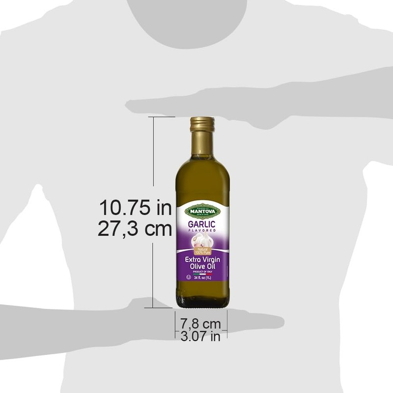 Extra Virgin Olive Oil - Cold-Pressed Garlic Flavor for Salads, Dipping, Cooking gallery