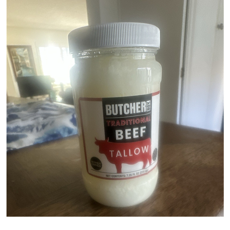 Butcher Boy Traditional Beef Tallow, Cooking & Serving Oil, 214 mL Jar