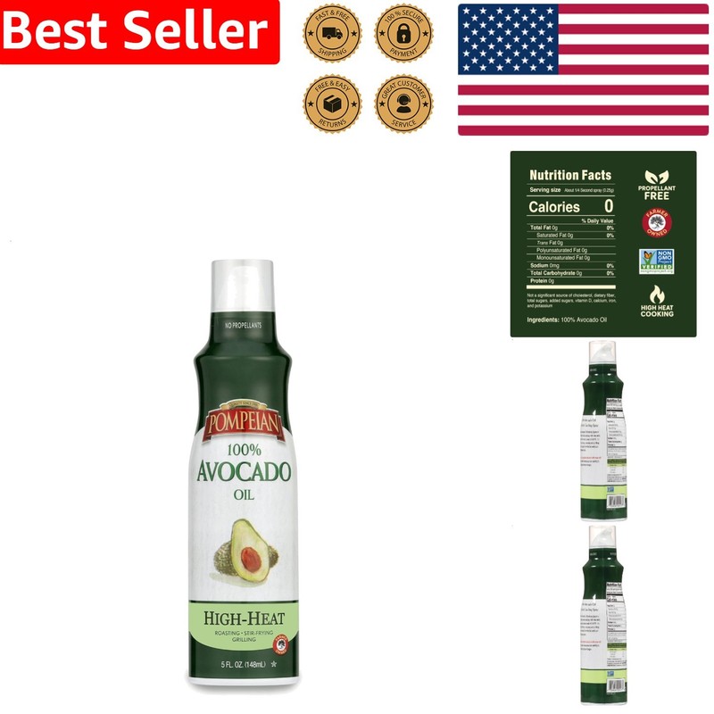 Farmer Crafted Avocado Oil Spray 5 Fl Oz No Propellants Healthy Cooking Roasting