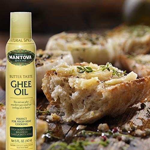 Mantova Ghee Oil Spray 5 Fl Oz Pack of 6 Natural Cooking Spray Gluten Free gallery