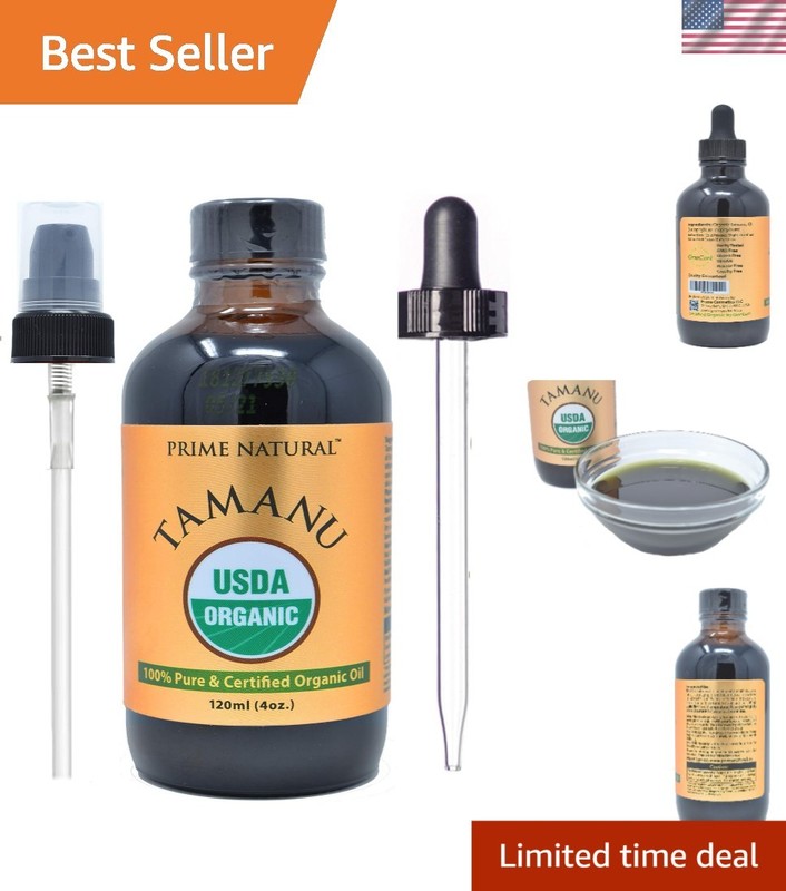 Pure, Unrefined Tamanu Oil 120ml – Natural Moisturizer for All Skin Types