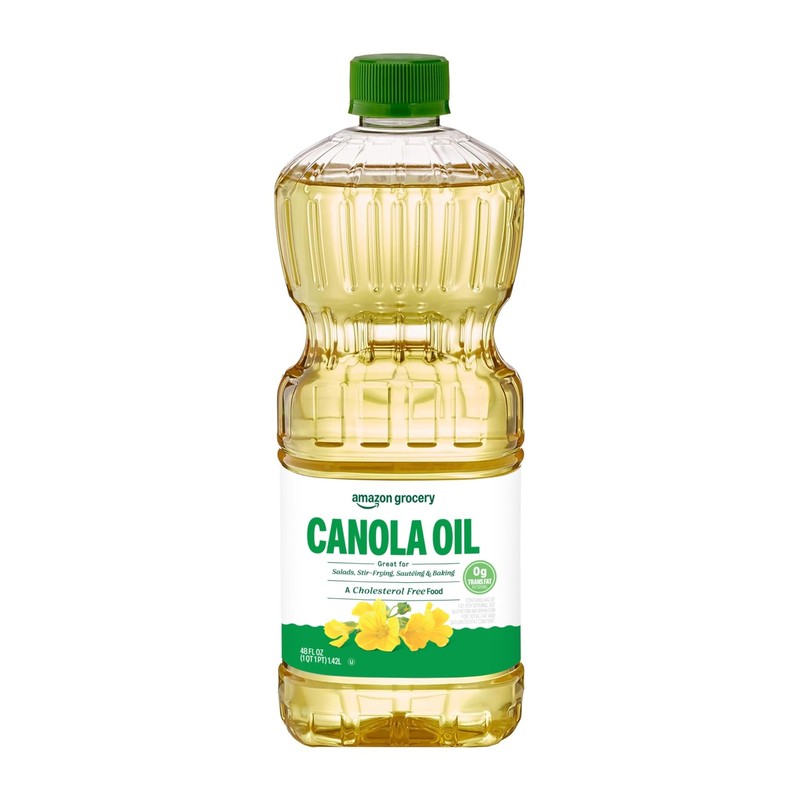 Amazon Grocery, Canola Oil, 48 Fl Oz 48 fl oz (Pack of 1)