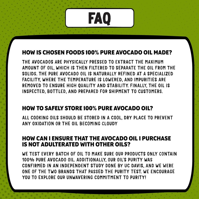 Chosen Foods Organic Avocado Oil, 16.9 Fl Oz - All Purpose Cooking Oil made from gallery