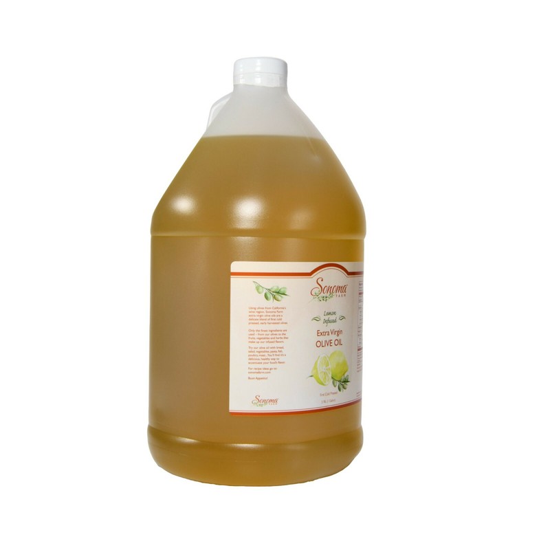 Lemon Infused Extra Virgin Olive Oil Bulk 1 Gallon / 3.8 Liter / 128 oz gallery