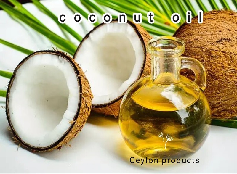 Natural 100% pure ceylon white coconut oil