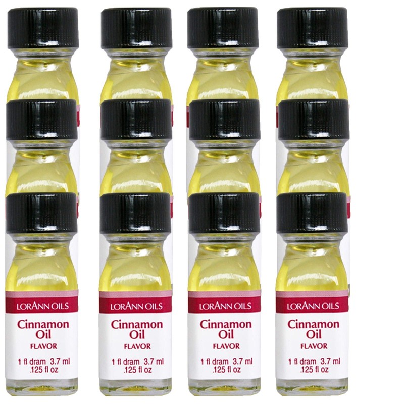 Cinnamon Flavoring Oil - 1 Dram Bottle (0.0125 fl oz) - 12 Pack for Baking & Coo gallery