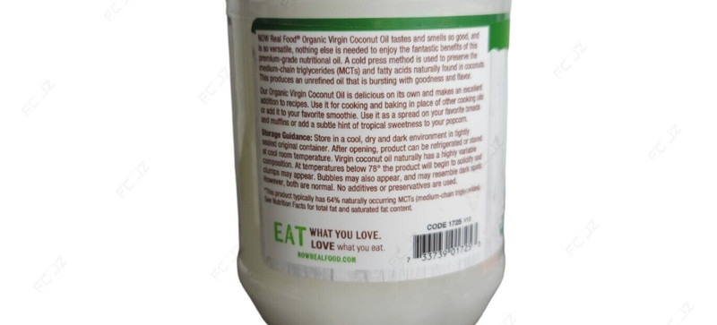 NOW Foods - Certified Organic Virgin Coconut Oil 12 oz - BEST BY 02/2027 gallery