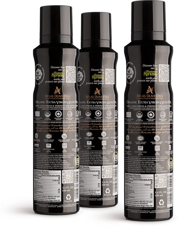 Olive Oil Spray by Atlas, Dual Function Olive Oil Cooking Spray and Stream, 5.4 gallery