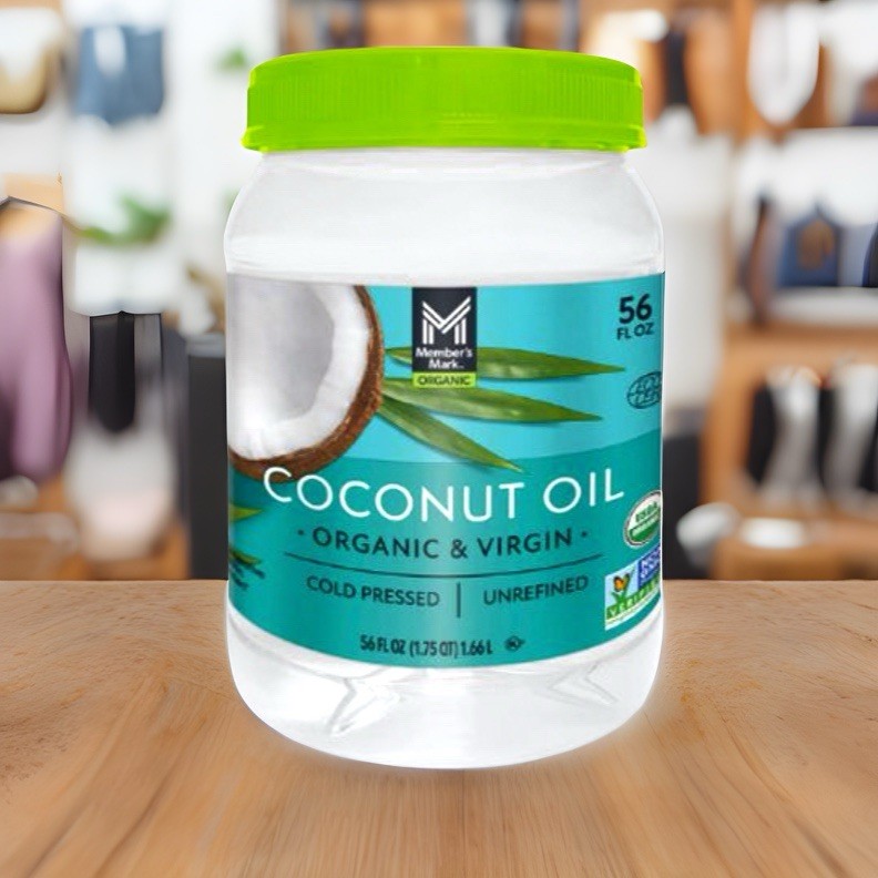 Member’s Mark Organic Virgin Coconut Oil – 56 fl oz. New Package *FREE SHIPPING*