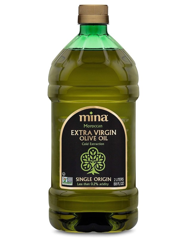 Mina Olive Oil Extra Virgin 68 Fl Oz, new Harvest, polyphenol rich moroccan