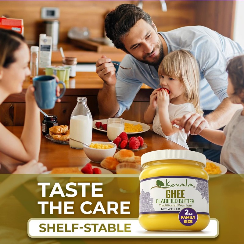 Clarified Butter Ghee – Grass‑Fed, Lactose & Casein Free, High Smoke Point Co... gallery