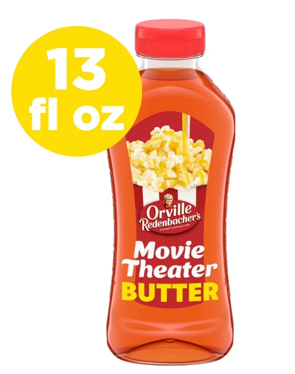Orville Redenbacher’s Movie Theater Butter Flavored Topping Oil, 13 fl oz.