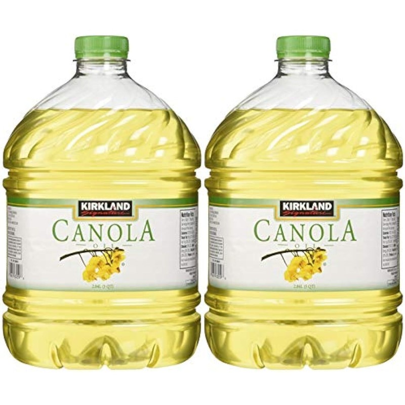 Kirkland Signature 100% Pure Canola Oil – 3 qt – 2 ct – SET OF 4