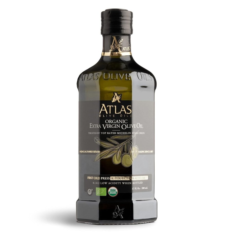Aceite de Oliva Virgen Extra Marroquí Orgánico – Rico en Polifenoles 500mL