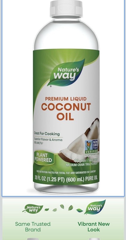Nature’s Way, Liquid Coconut Oil, 20 fl oz (600 ml)