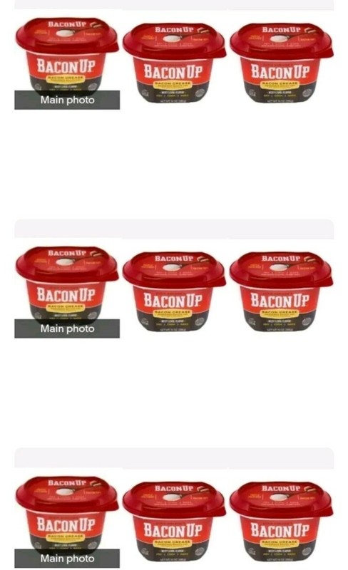 9 Pack Bacon Up Bacon Grease Rendered Bacon Fat for Frying, Cooking, Baking,