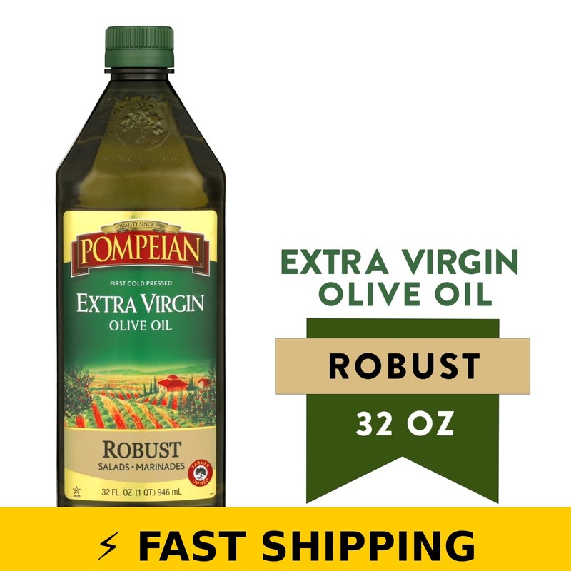 Pompeian Robust Extra Virgin Olive Oil – 32 fl oz