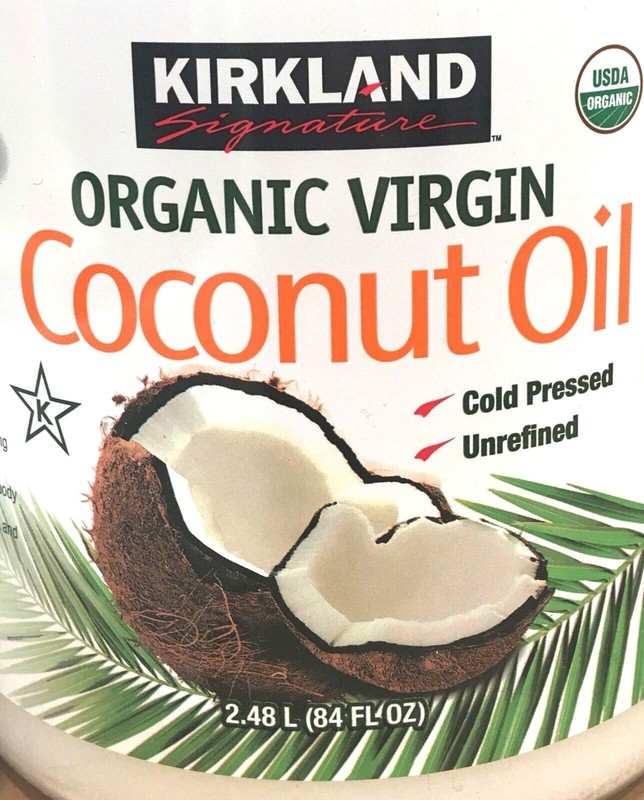 Kirkland Organic Virgin Coconut Oil Cold Pressed Unrefined 2.48L (84 FL OZ) gallery