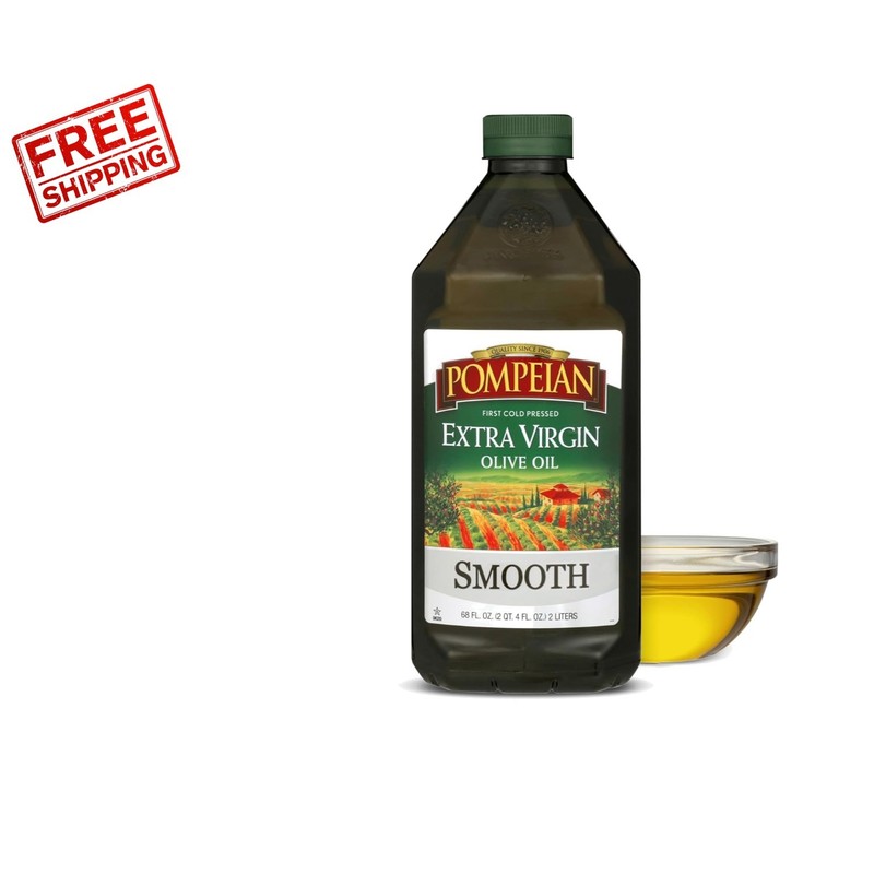 68 Fl Oz Extra Virgin Olive Oil – Smooth & Kosher for Gourmet Cooking