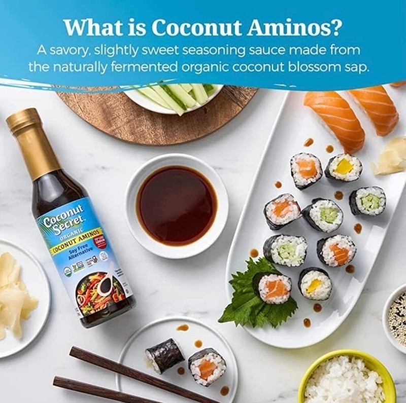 Coconut Secret Coconut Aminos - 128 fl oz - Low Sodium Soy Sauce Alternative gallery