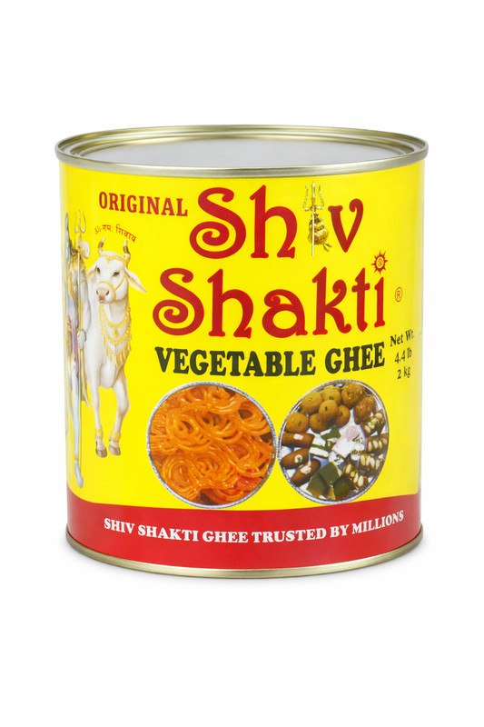 Shiv Shakti Vegetable Ghee 2kg (4.4 lb) Vanaspati Cooking Fat Caribbean Indian gallery