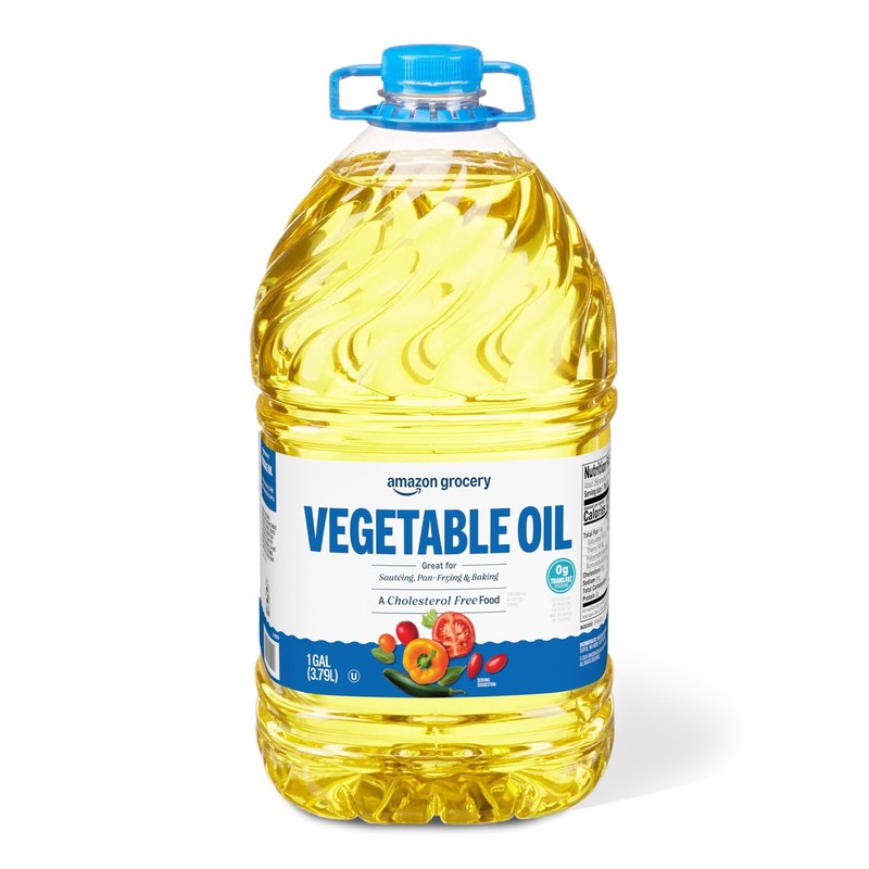 Amazon Grocery, Vegetable Oil, 128 Fl Oz 128 (Pack of 1)