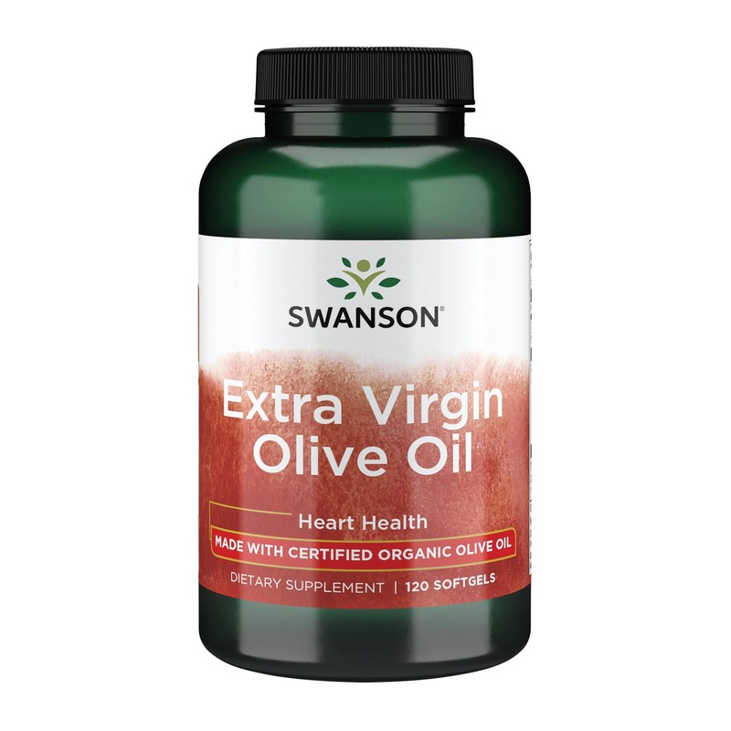 Swanson Extra Virgin Olive Oil - Supports Heart Health* 120 Count (Pack of 1)