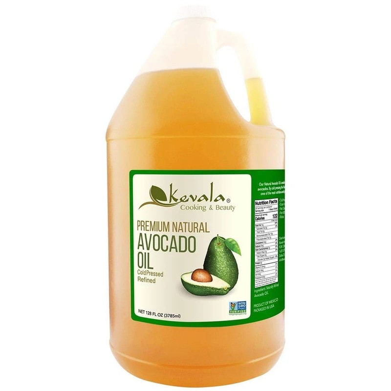 Kevala Organic Avocado Oil 128 Fl Oz – Healthy Cooking Oil High Smoke Point