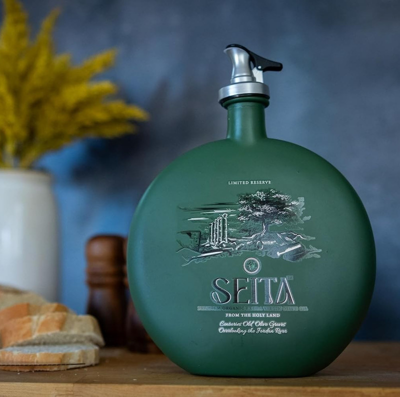 SEITA Premium Organic Extra Virgin Olive Oil from THE HOLY LAND - 33 Servings