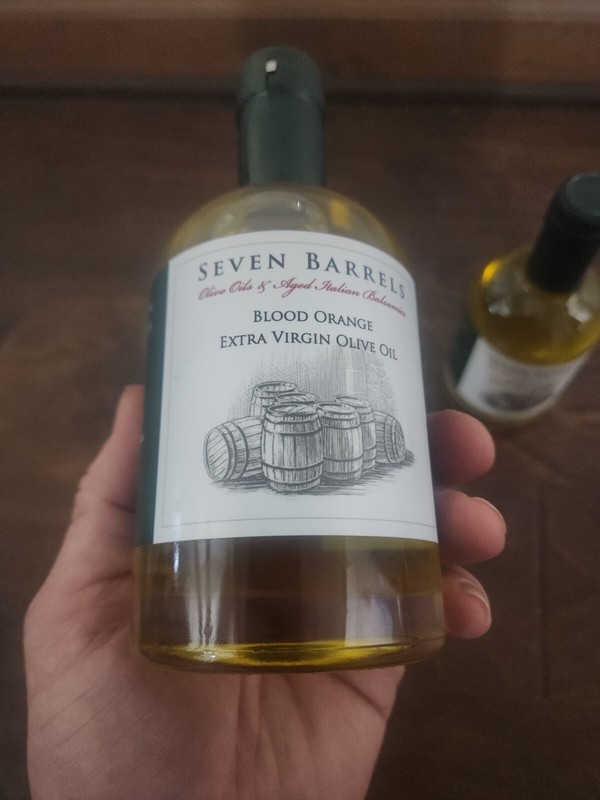 2 x Seven Barrels Blood Orange Extra Virgin Olive Oil 12.7 Ounce Infused gallery