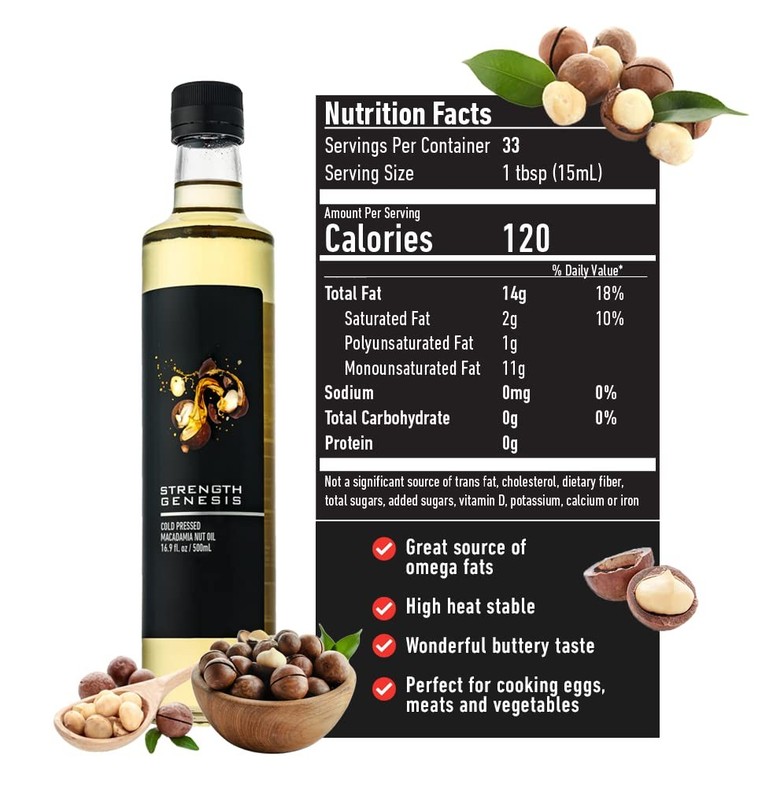 Australian Macadamia Nut Oil, Cold-Pressed Macadamia Oil for Cooking, 500-Mil... gallery