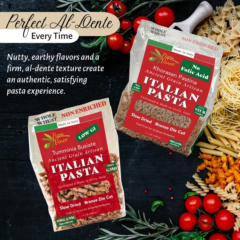Papa Vince Italian Gourmet Gift Basket Organic Ingredients gallery