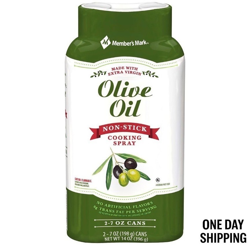 Member’s Mark Olive Oil Cooking Spray 7oz 2 Pack Non Stick Spray