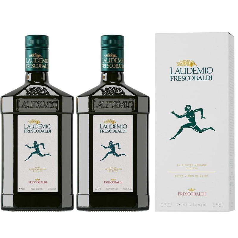 FRESCOBALDI Laudemio Extra Virgin Olive Oil, 16.9 FL Oz, 500ml, Premium, Awar…