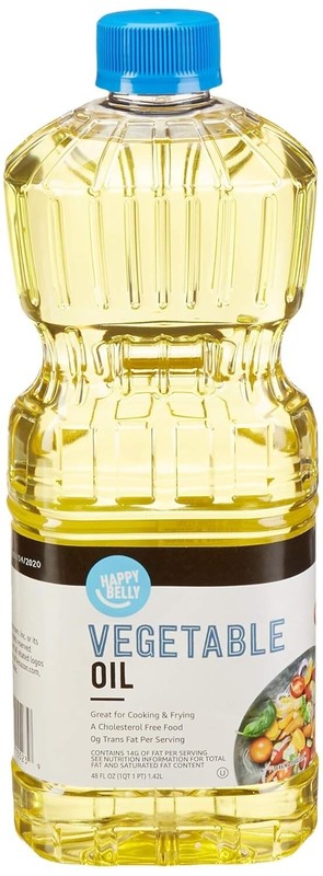 Amazon Brand - Happy Belly Soybean Vegetable Oil, 48 fl oz (Pack of 1) gallery