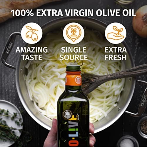 Extra Virgin Olive Oil 25 Fl Oz First Cold Pressed Glass Bottle Cooking Oil gallery