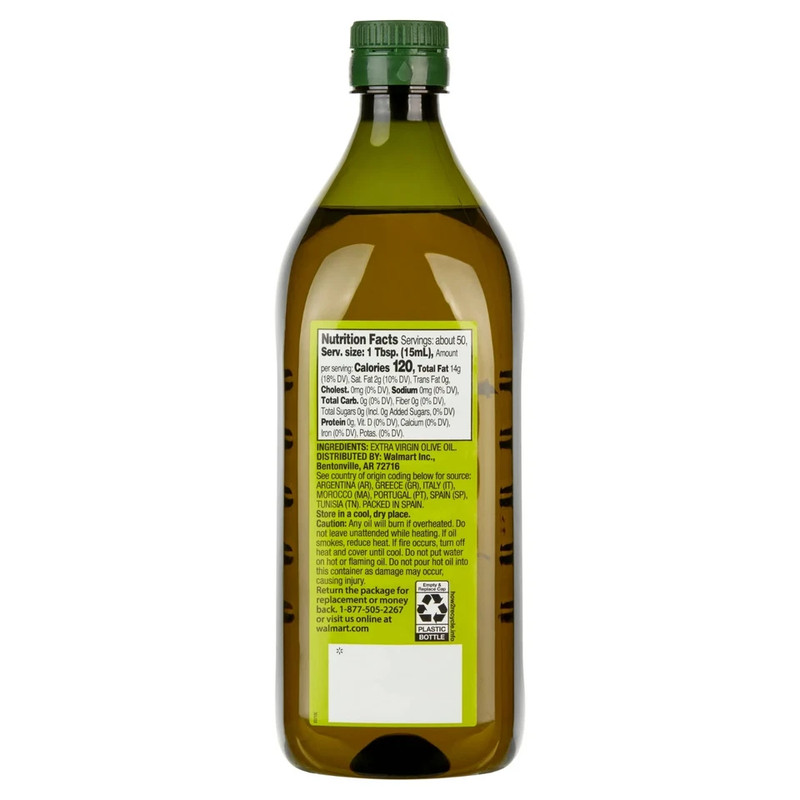 Great Value: 100% Extra Virgin Olive Oil, 25.5 fl oz FREE & FAST SHIPPING gallery