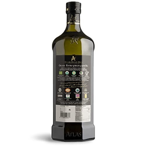 Extra Virgin Olive Oil 1 Liter Cold Pressed Polyphenol Rich Organic Morocco gallery