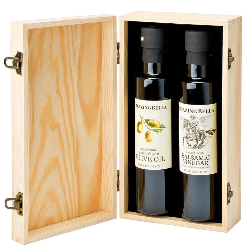 Blazing Bella Olive Oil and Balsamic Vinegar Two Bottle Gift Set Traditional …