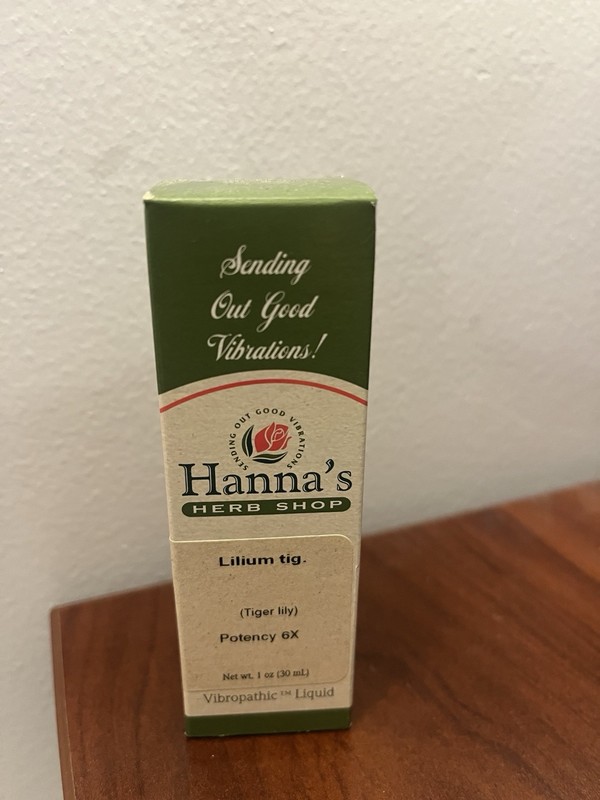 Hanna's Herb Shop Lilium Tig. Tiger Lily 1 oz 30ml
