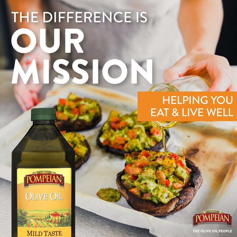 Mild Taste Olive Oil, Perfect for Roasting & Sauteing, Naturally Gluten Free,... gallery