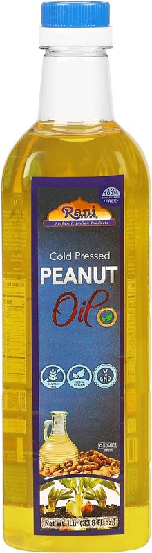 Rani Peanut Oil 33.8 Ounce (1 Liter) Cold Pressed