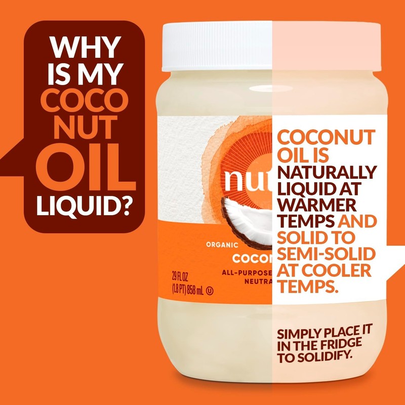 Organic Steam Refined Oil, Coconut, 128 Fl Oz gallery