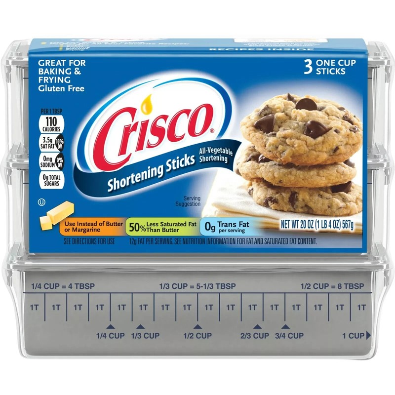 Crisco Baking Sticks All-Vegetable Shortening, 20-Ounce 1 pack Exp.6/11/26