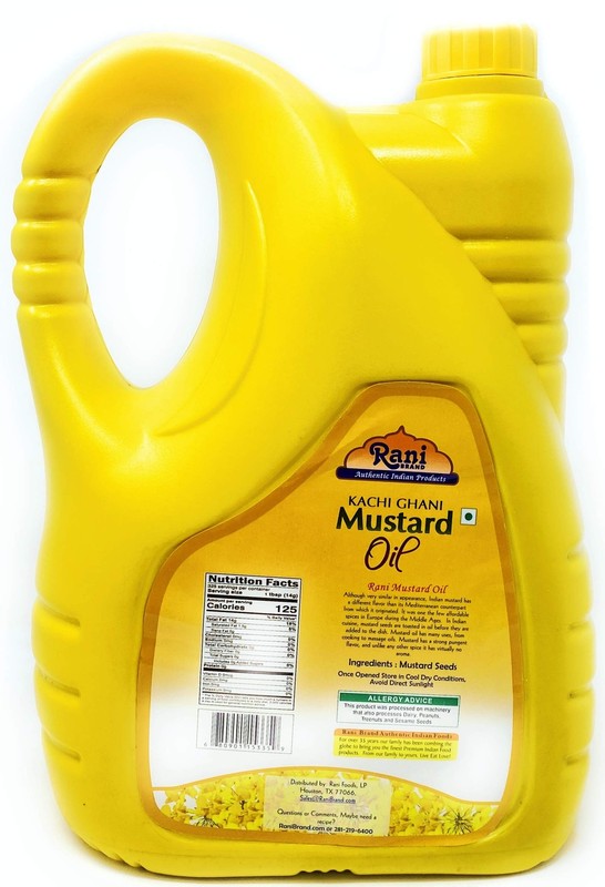 Rani Mustard Oil (Kachi Ghani) 169oz (5 Liter) gallery