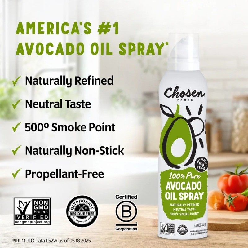 Pure Avocado Oil Cooking Spray Nonstick Pantry Essential 4.7 oz Natural Healthy gallery